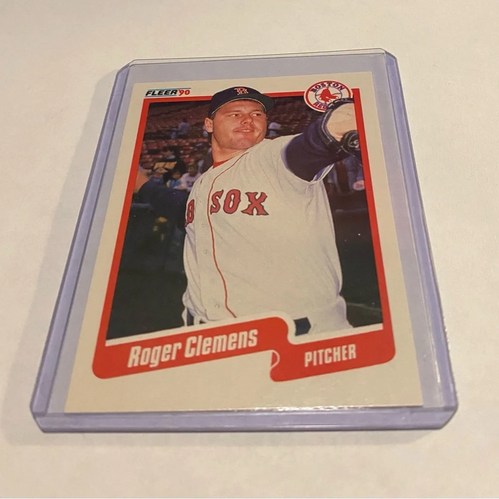 Roger Clemens Rare ! Error 1990 Fleer Baseball Card Wrong Home Town (Katv tx)
